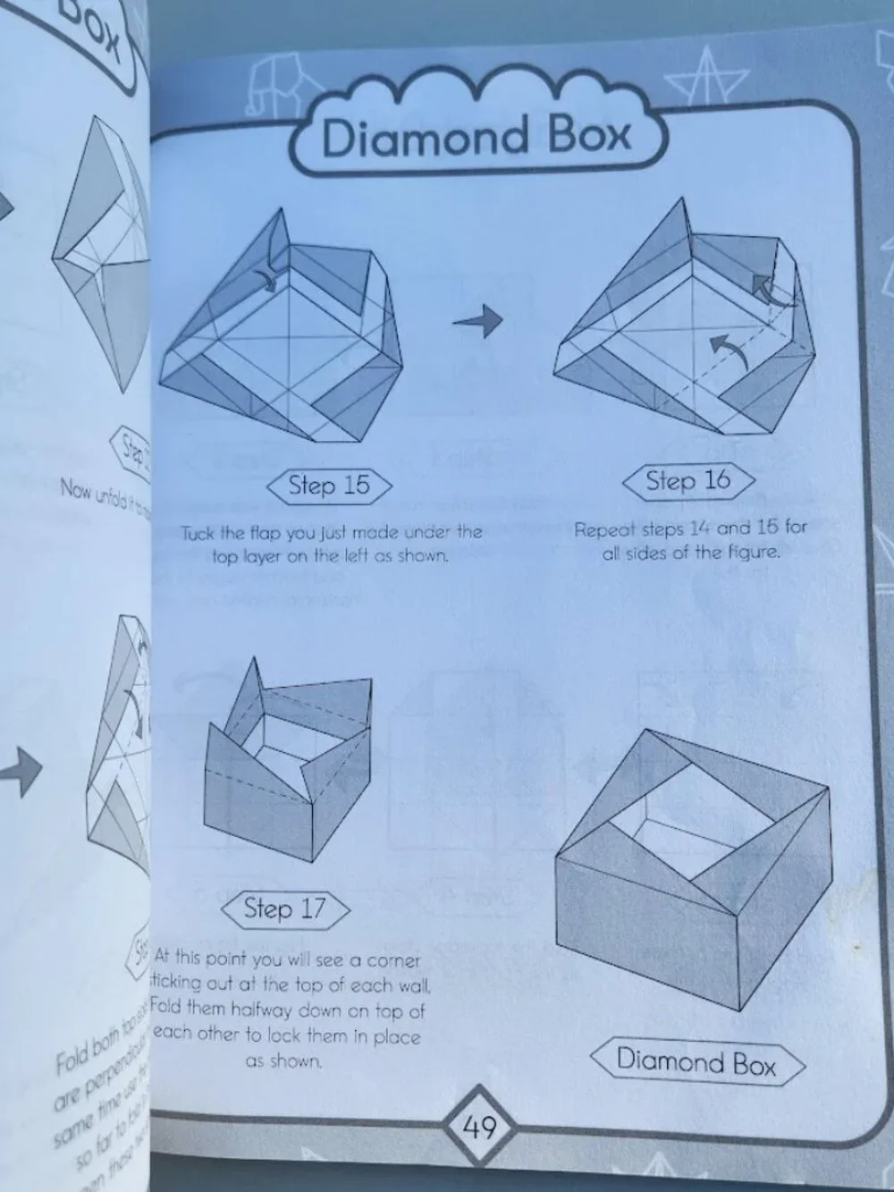 Origami Boxes For Kids Papercrafts Book Craft Paperback Book How To Make Boxes U